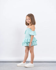 Smocked Off-Shoulder Dress - Venti