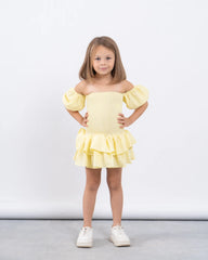 Smocked Off-Shoulder Dress - Venti