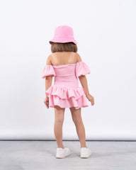 Smocked Off-Shoulder Dress