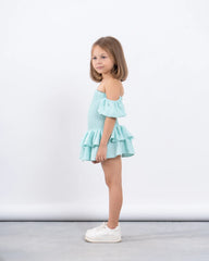 Smocked Off-Shoulder Dress - Venti