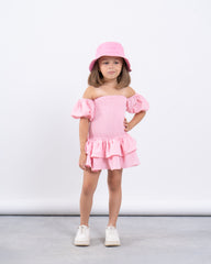 Smocked Off-Shoulder Dress