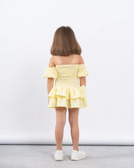 Smocked Off-Shoulder Dress - Venti