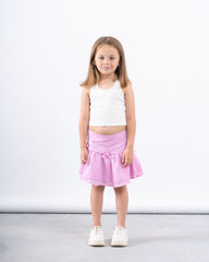 Sparkling Ruffle Skirt With Side Bows