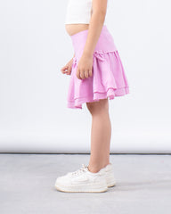 Sparkling Ruffle Skirt With Side Bows