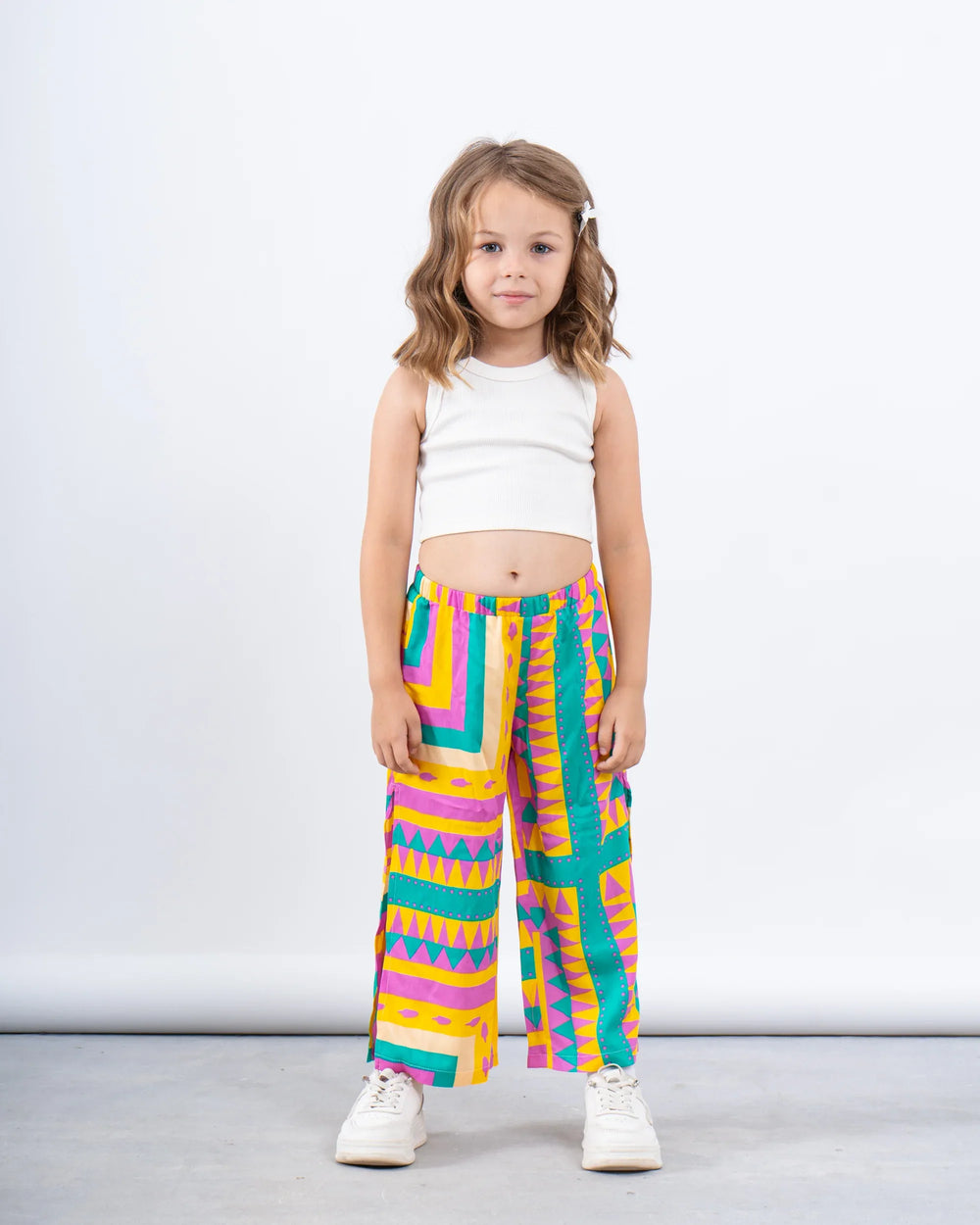 Printed Wide-Leg Pants - Venti