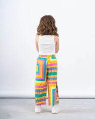 Printed Wide-Leg Pants - Venti