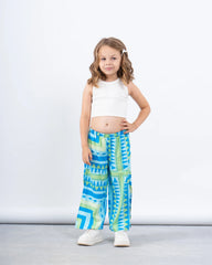 Printed Wide-Leg Pants - Venti