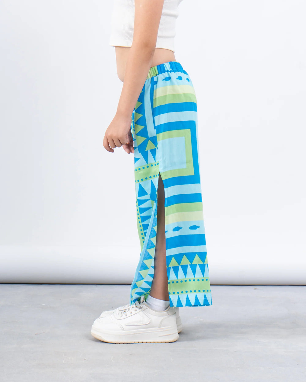 Printed Wide-Leg Pants - Venti