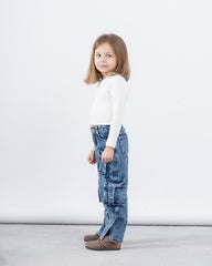 Ribbed Long-Sleeve Top