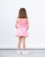 Ribbed One-Shoulder Top