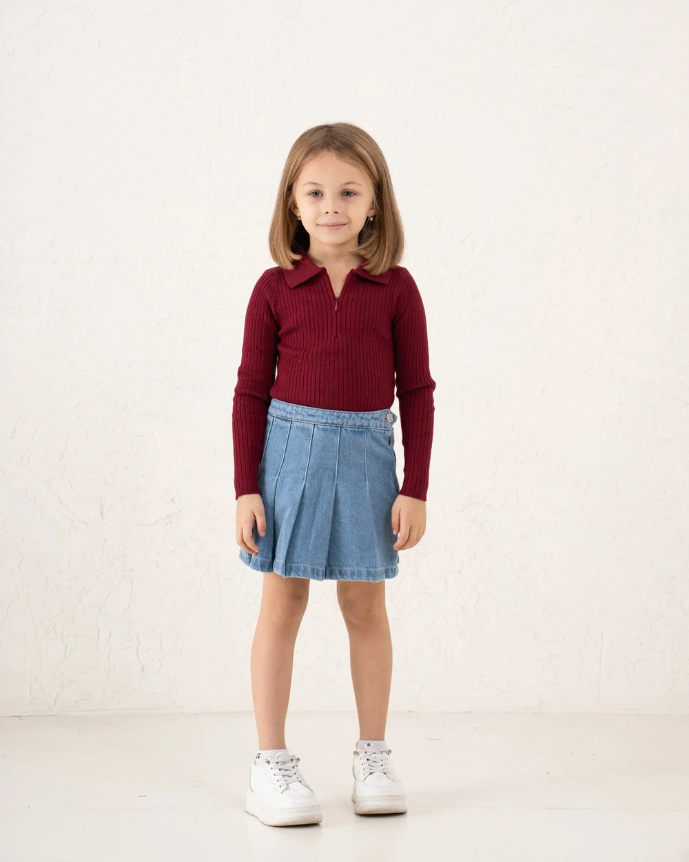 Essential Knit Zip-Up Polo - Venti