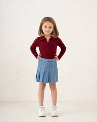 Essential Knit Zip-Up Polo - Venti