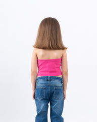 Ribbed Halter Neck Tank Top