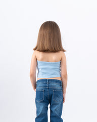 Ribbed Halter Neck Tank Top