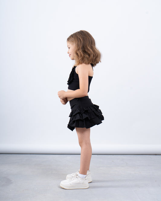 Layered Ruffle Skirt