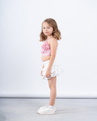 Kids Pop-Out Flower Halter Top