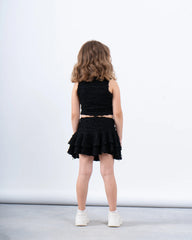 Textured Sleeveless Crop Top - Venti