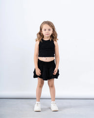 Textured Sleeveless Crop Top - Venti