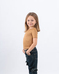 Ribbed Side-Ribbon Top