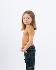 Ribbed Side-Ribbon Top