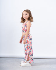 Printed Wide-Leg Pants