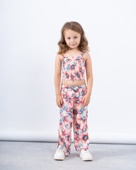 Printed Wide-Leg Pants