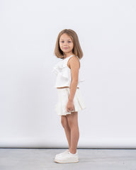 Ruffle Detail Sleeveless Top