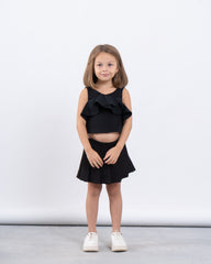 Ruffle Detail Sleeveless Top