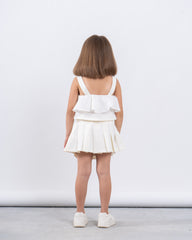 Ruffle Detail Sleeveless Top