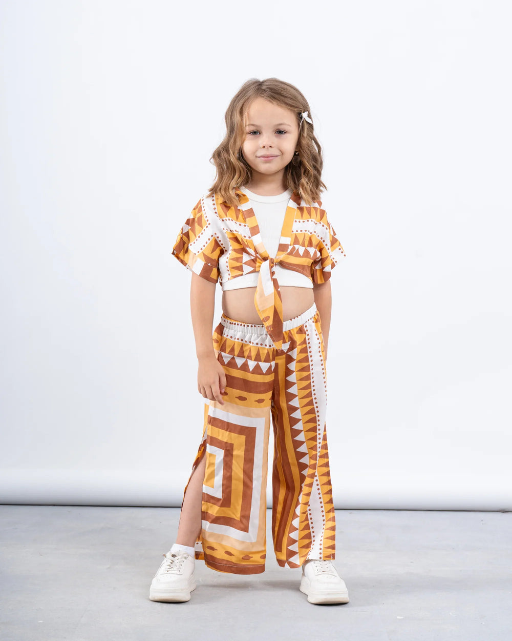 Printed Tie-Front Shirt - Venti