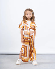 Printed Tie-Front Shirt - Venti