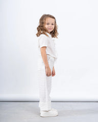 Linen Striped Tie-Front Shirt - Venti