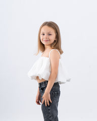 Puffed Crop Top