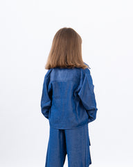 Soft Denim Effect Shirt