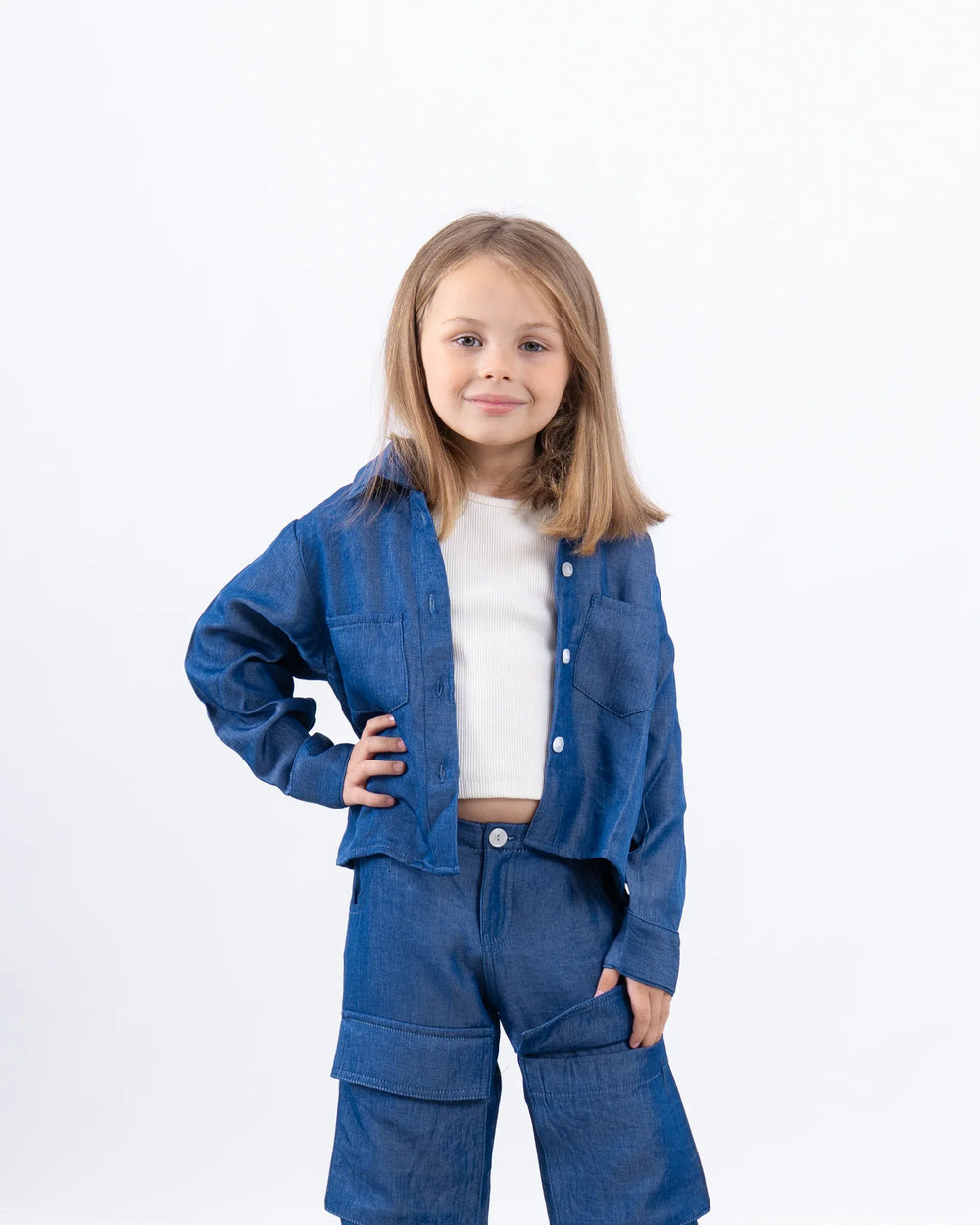 Soft Denim Effect Shirt - Venti