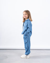 Soft Denim Effect Shirt