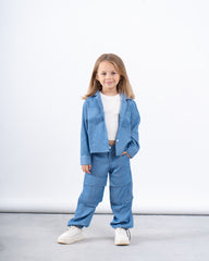 Soft Denim Effect Shirt