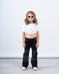 Puff Sleeve Cropped Top