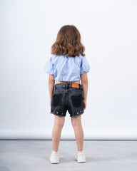 Puff Sleeve Cropped Top