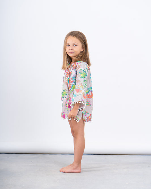Printed Beachwear Cover-Up