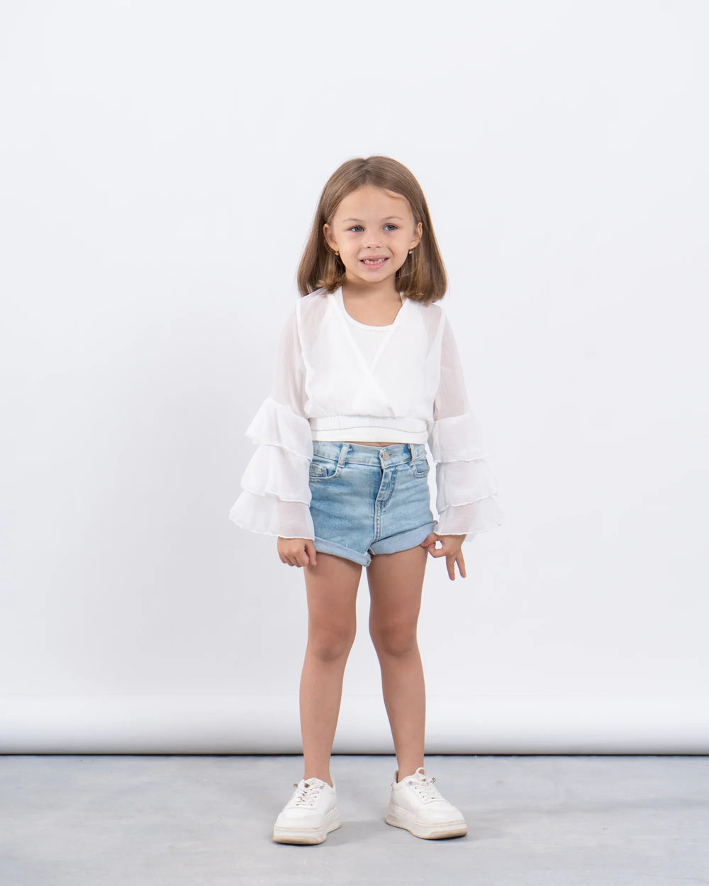 Ruffle Wrap Top - Venti