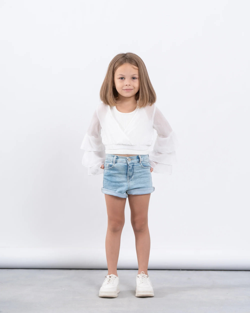 Ruffle Wrap Top - Venti