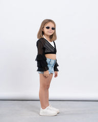Ruffle Wrap Top - Venti