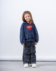 Graphic Studded Hoodie