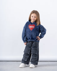 Graphic Studded Hoodie