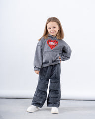 Graphic Studded Hoodie