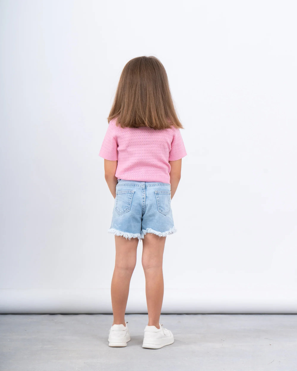 Textured Knit Short-Sleeve Top - Venti