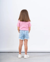 Textured Knit Short-Sleeve Top - Venti