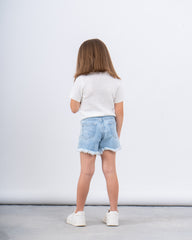 Textured Knit Short-Sleeve Top