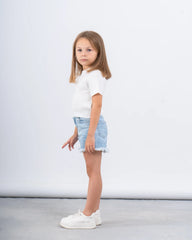 Textured Knit Short-Sleeve Top - Venti